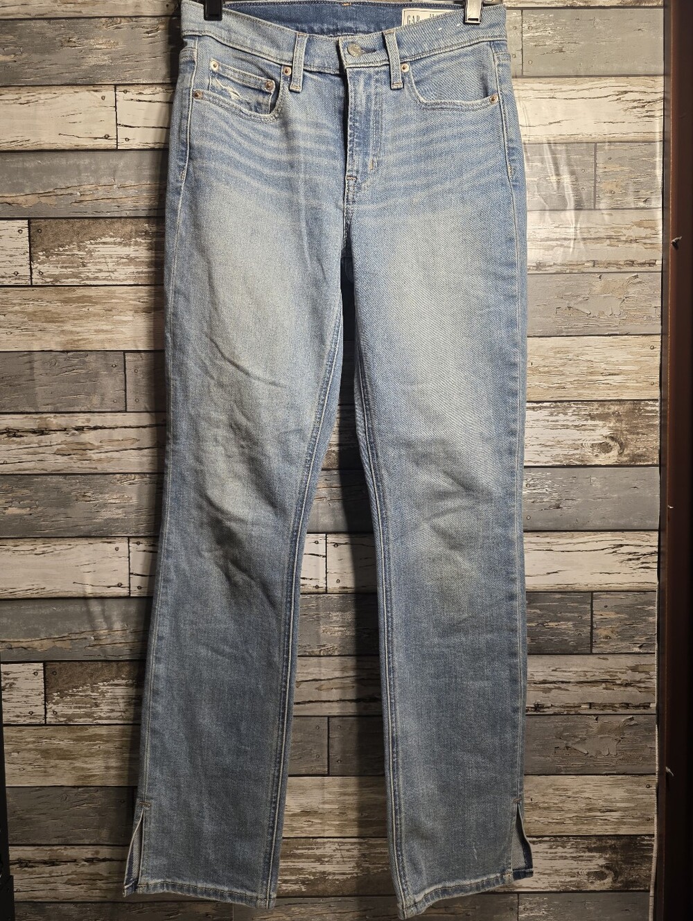 GAP Light Blue Straight-Leg Women's Jeans